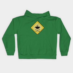 UFO crossing Kids Hoodie